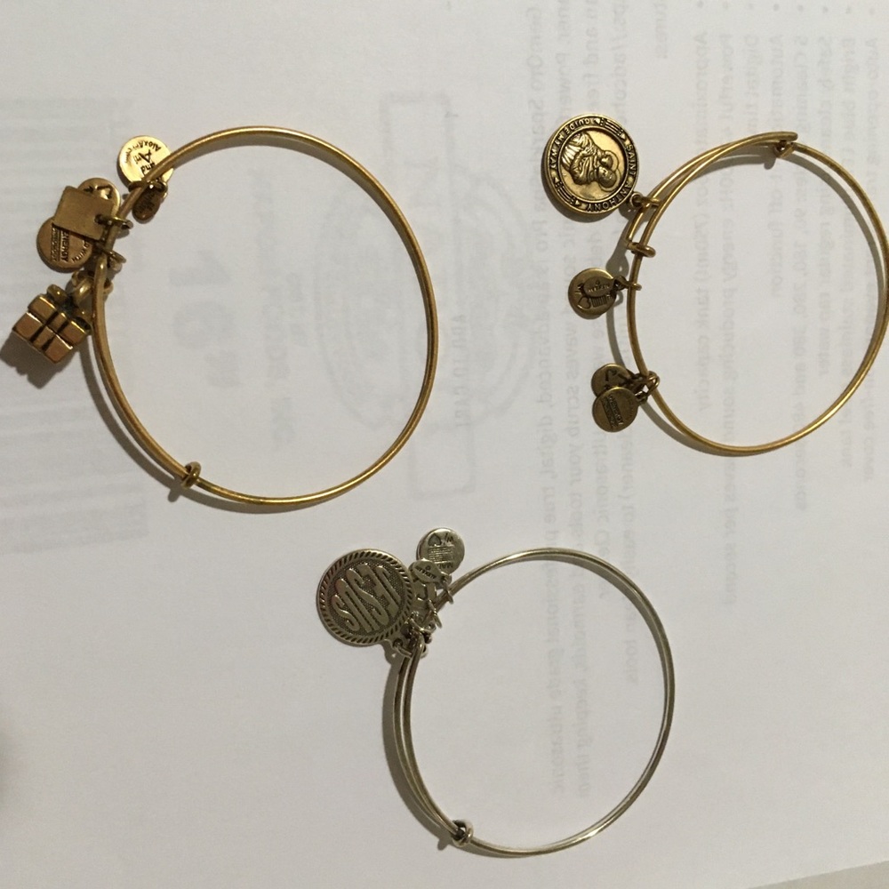 3 Alex & Ani Bracelets